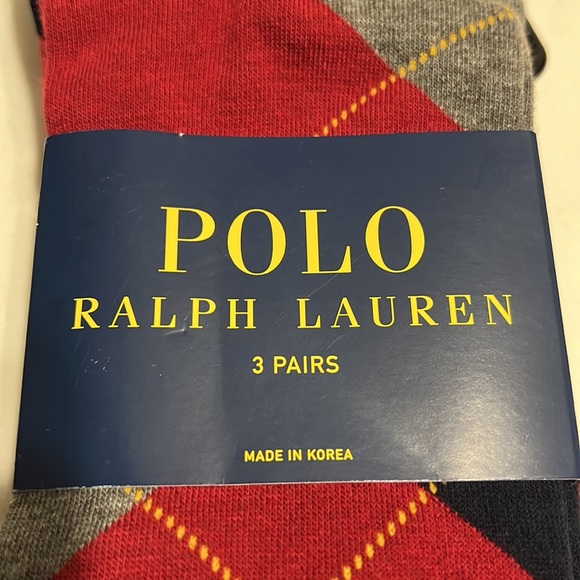 POLO RALPH LAUREN 3 PAIRS - Picture 4 of 5